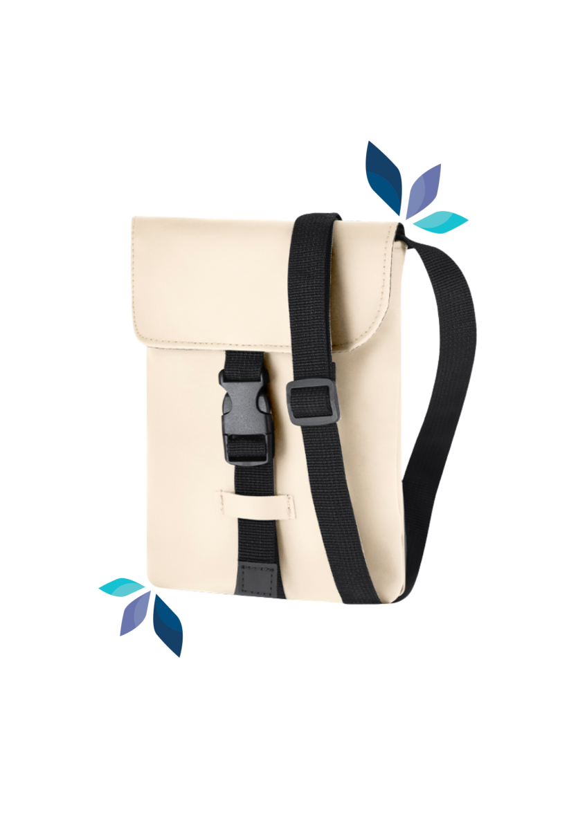 sac bandoulière personnalisé - beige