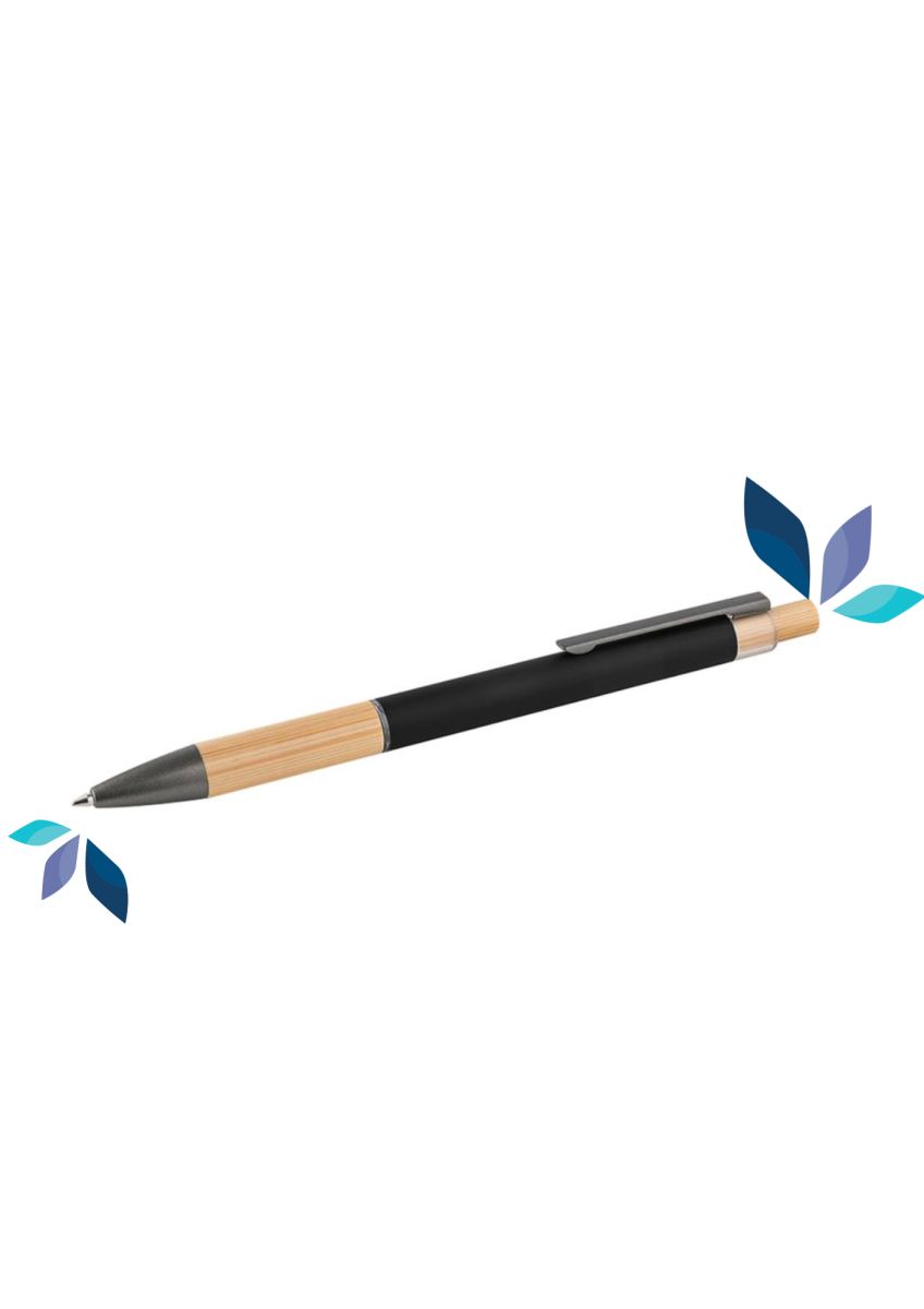 Stylo NFC innovant et pratique en bambou recyclé à personnaliser