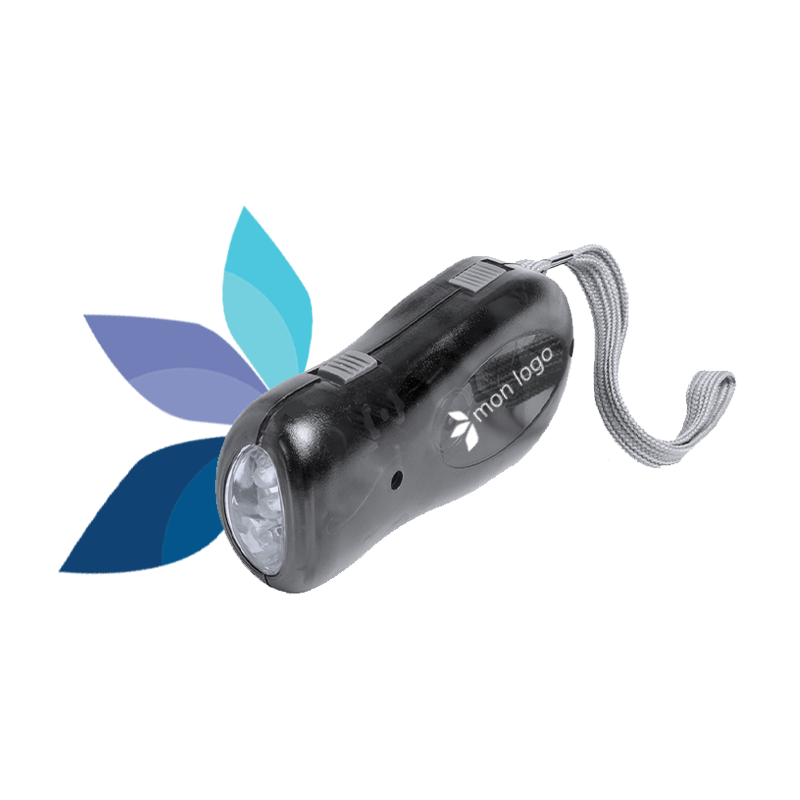 Lampe torche personnalisable pour les professionnels-noir