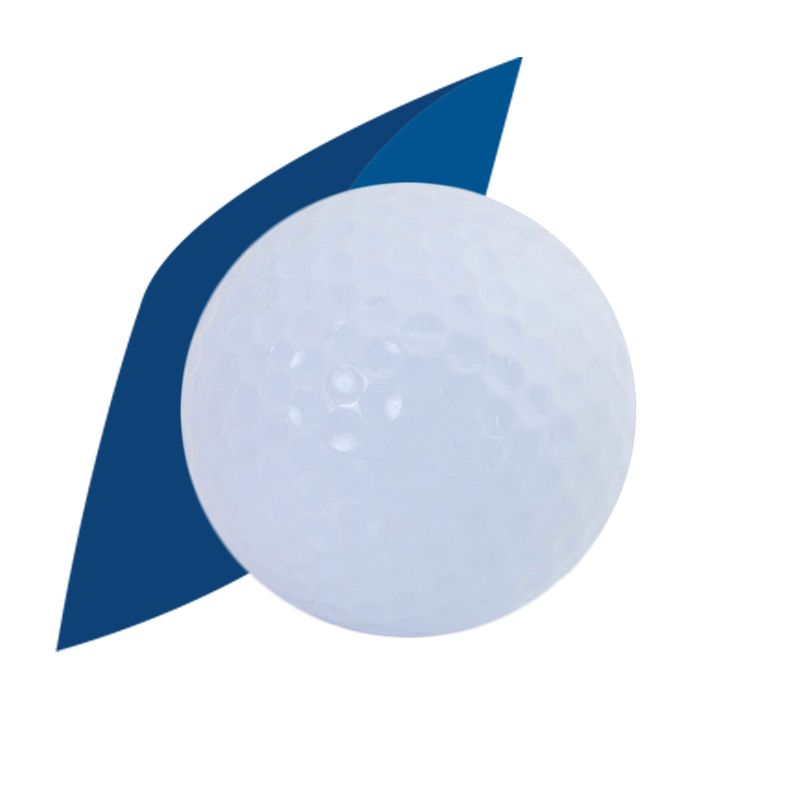 Balle de golf blanc personnalisée à Villeurbanne