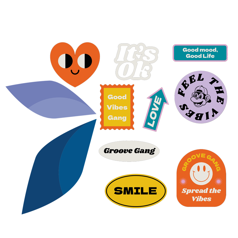 Stickers logo personnalisés