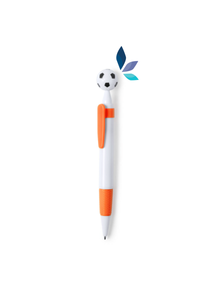 Stylo football personnalisable Coupe du Monde 2026 – Goodies entreprise sport - blanc