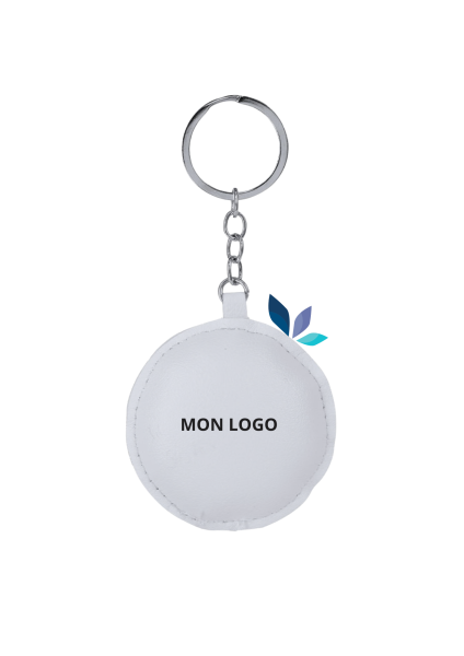 Porte-clés football personnalisé pour entreprises-avant