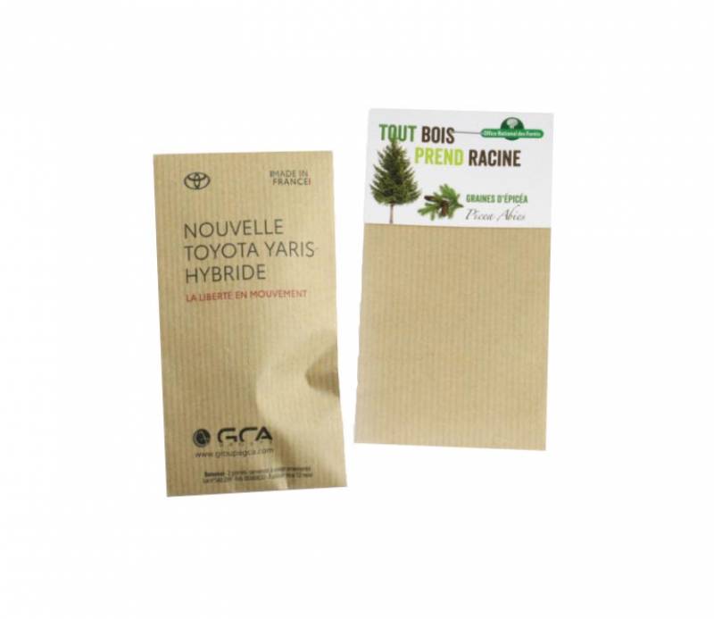 sachet de graines à personnaliser éco-responsable Lyon