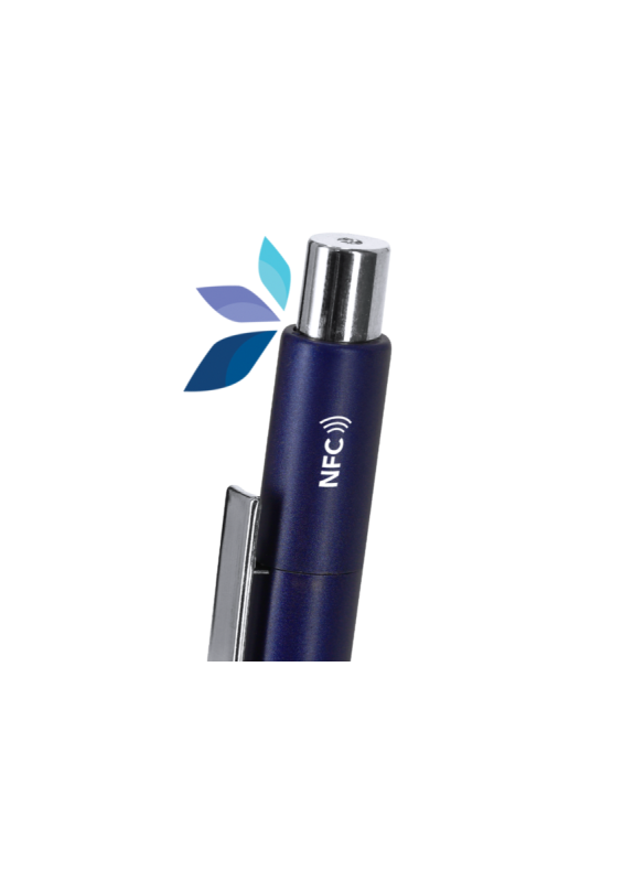 Stylo NFC innovant et pratique en bambou recyclé à personnaliser
