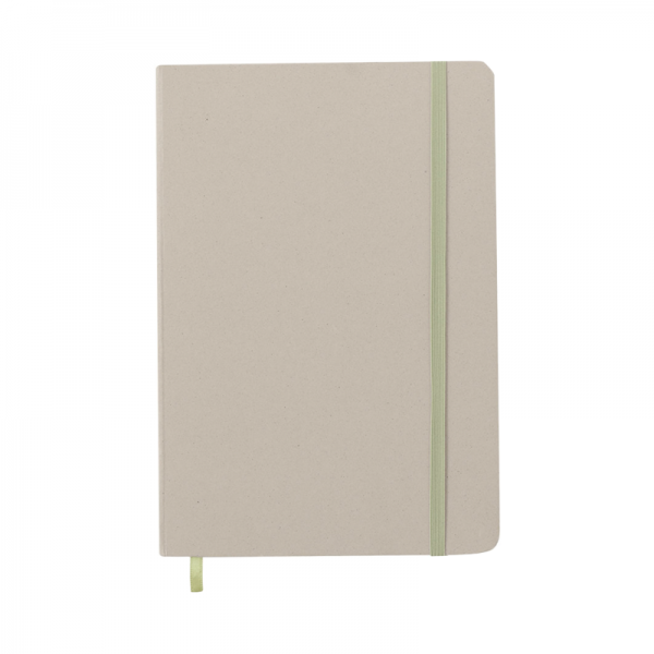 Bloc note logo personnalisé couleur moutarde