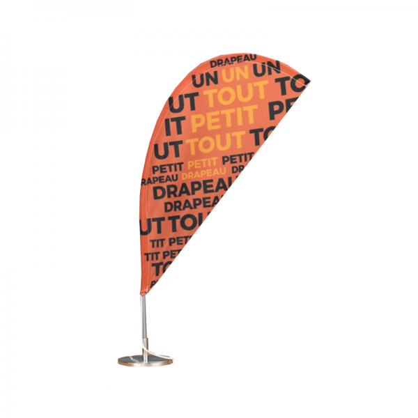 Mini drapeau publicitaire personnalisé pour entreprises ou associations à Lyon