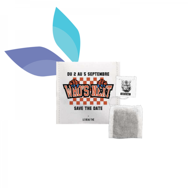 sachet de thé personnalisé 