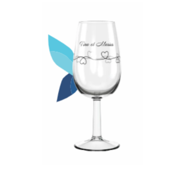 Jolie verre à vin personnalisé sur Lyon